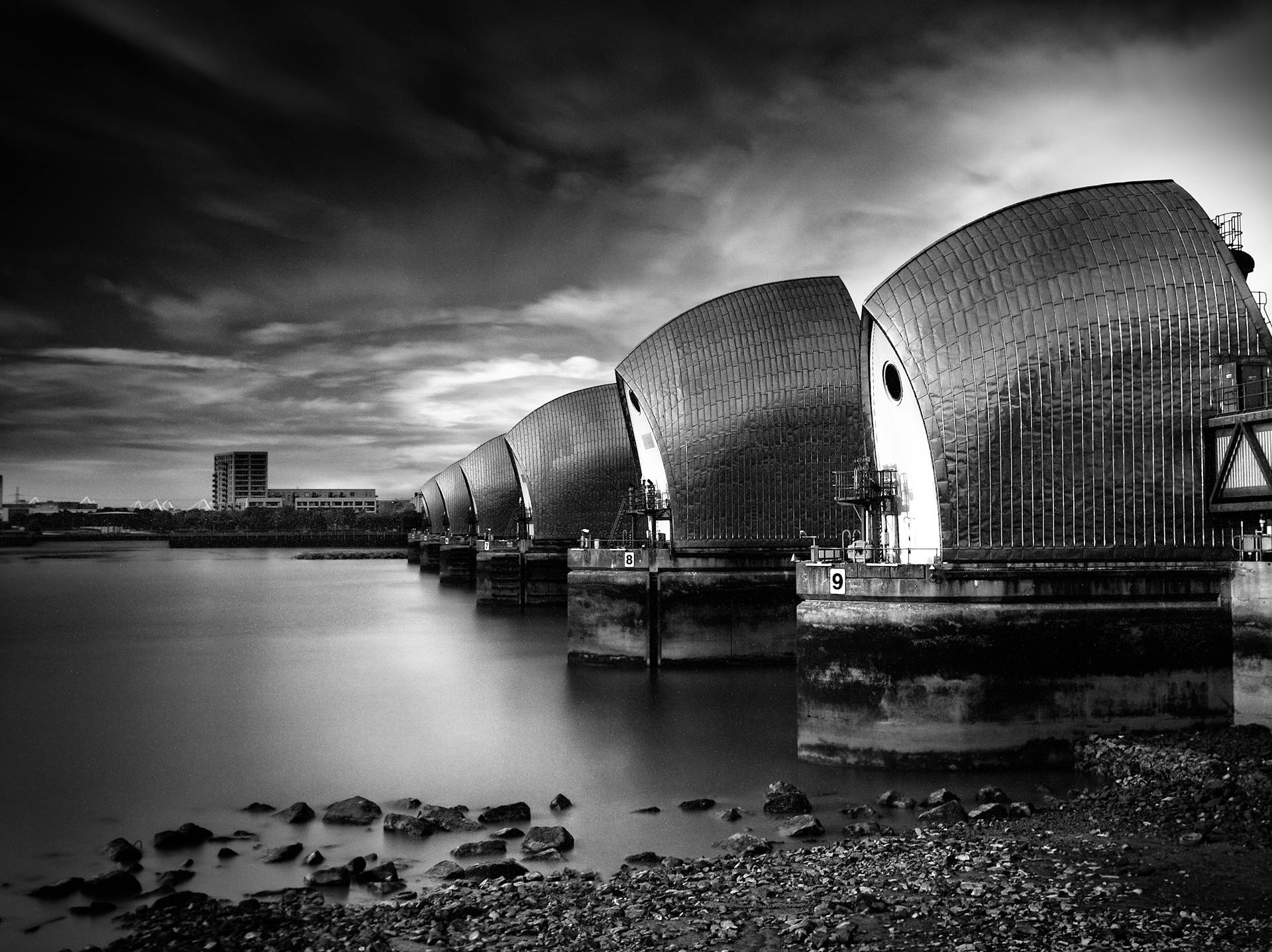 The Thames Barrier in London