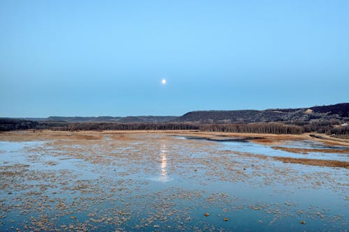 Бесплатное стоковое фото с болото, вода, закат