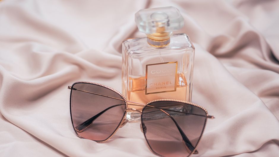 Premium brand women's sunglasses on display at the store