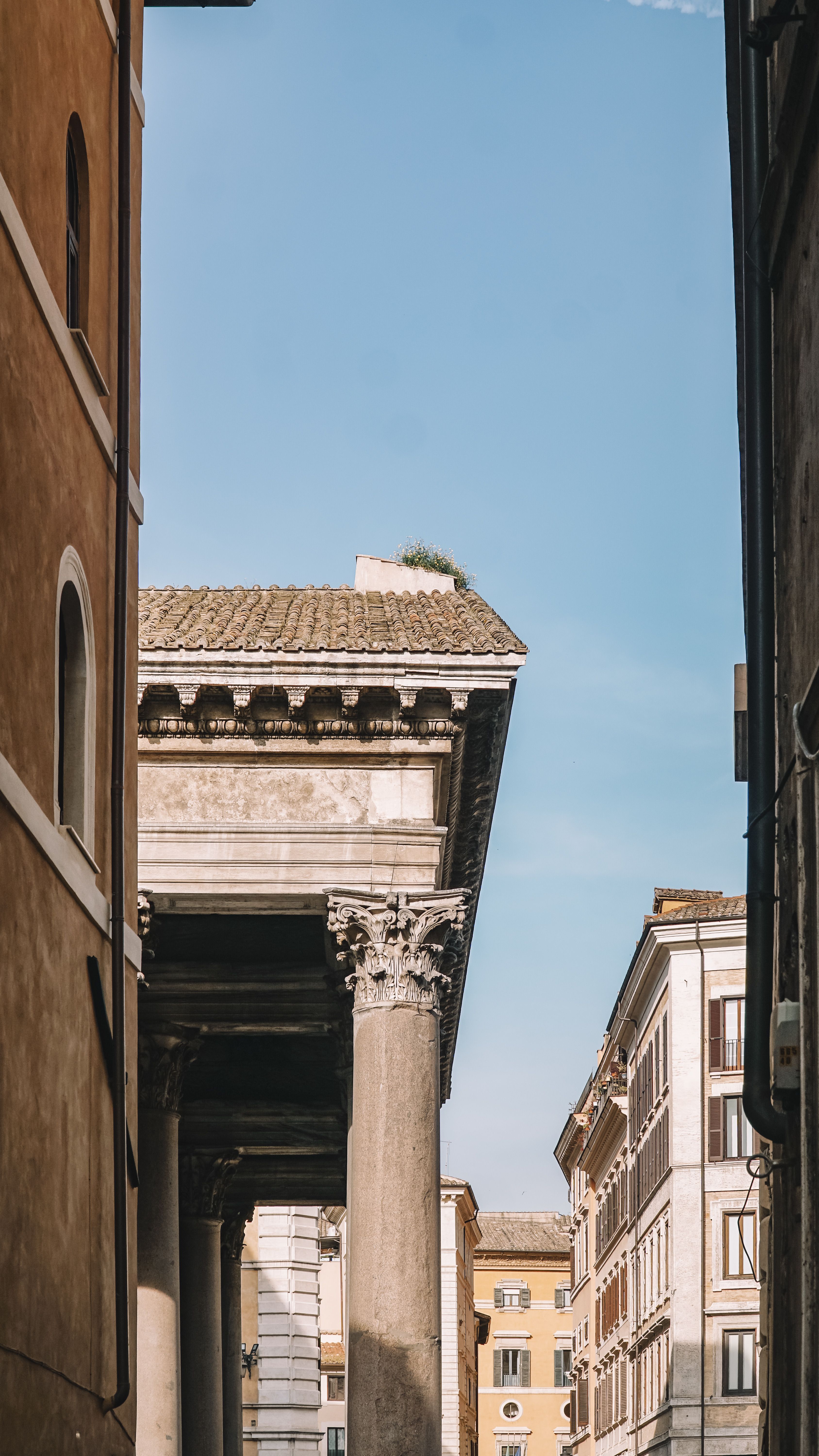 View of Buildings and Part of the Pantheon in Rome, Italy · Free Stock ...