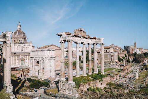 Foto stok gratis forum romanum, itali, kota