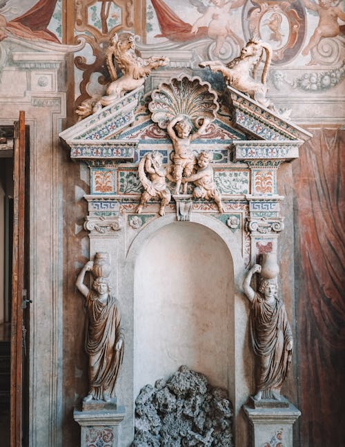 Niche at Palazzo Altemps Museum in Rome
