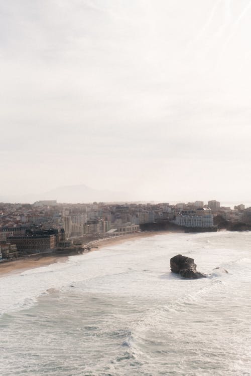 Kostenloses Stock Foto zu biarritz, drohne erschossen, ferien