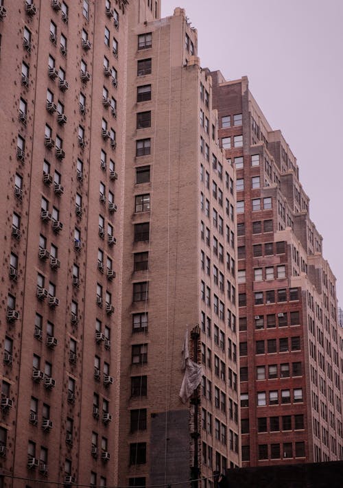 A tall building with a clock on it