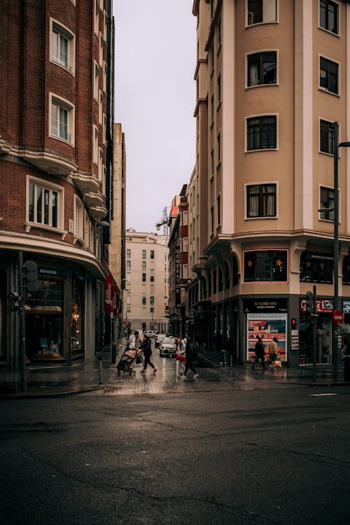 A rainy day in madrid