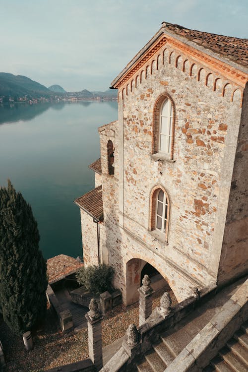 Foto d'estoc gratuïta de edifici, llac, lugano