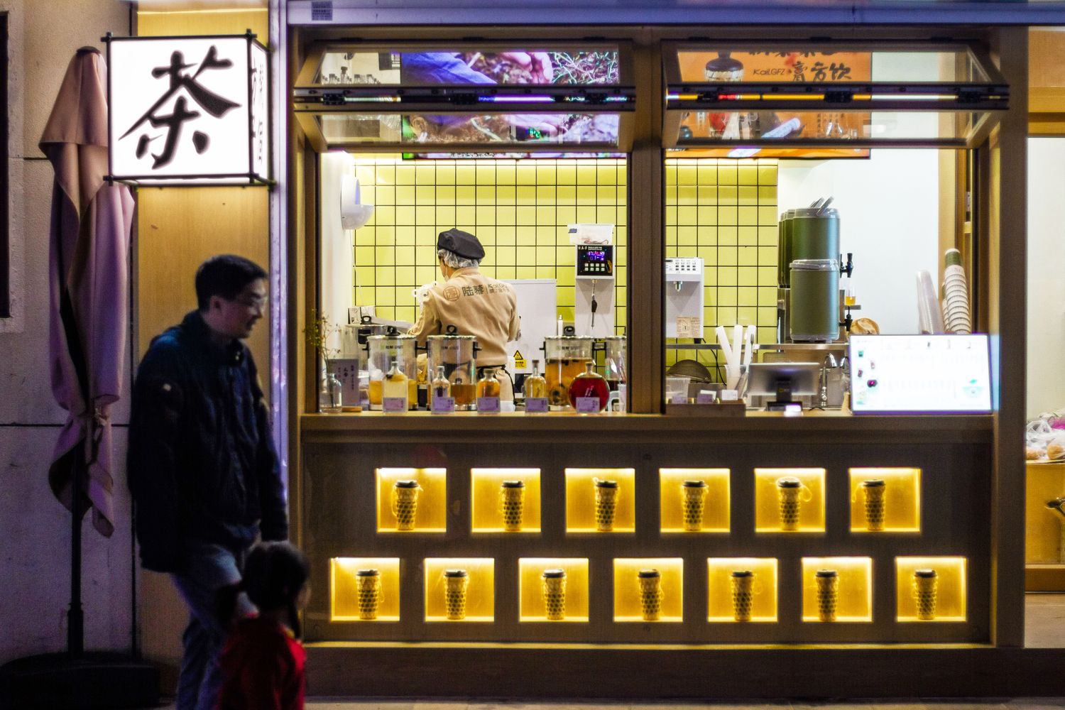 Boba Lab shop interior on Ossington