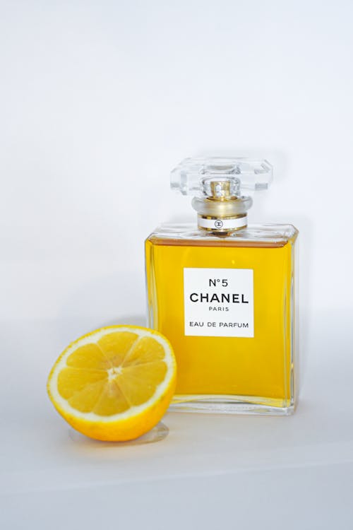 Free Chanel no 5 eau de parfum Stock Photo