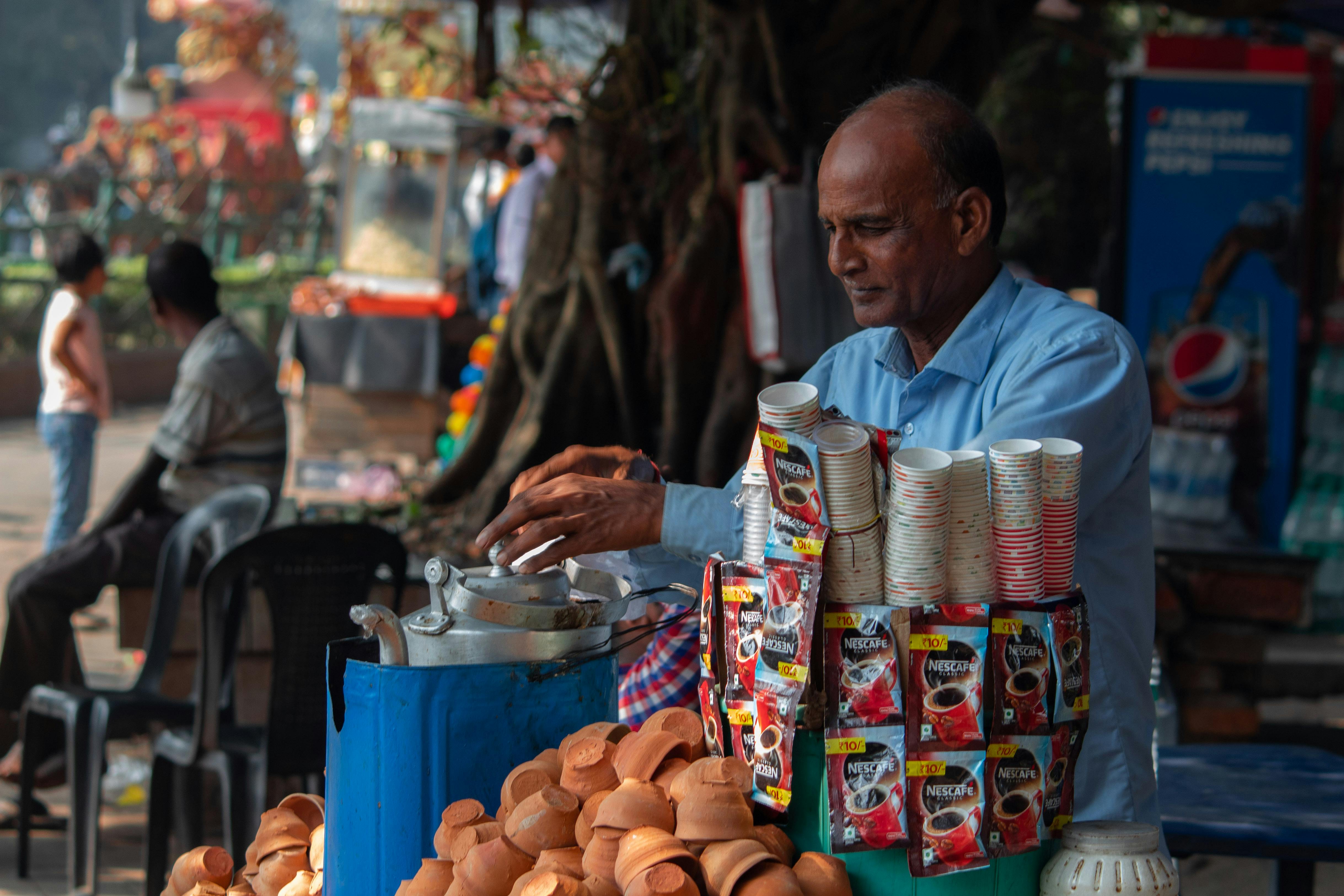 chai tea street scene - cultural immersion travel