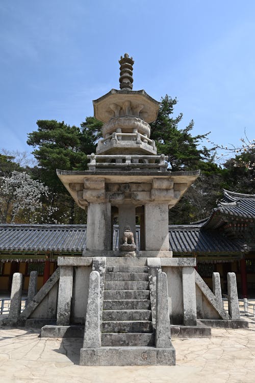 Sakyamuni Pagoda in Gyeongju-si in South Korea