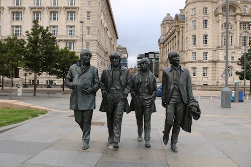 Ingyenes stockfotó a beatles-szobor, Anglia, faragott témában