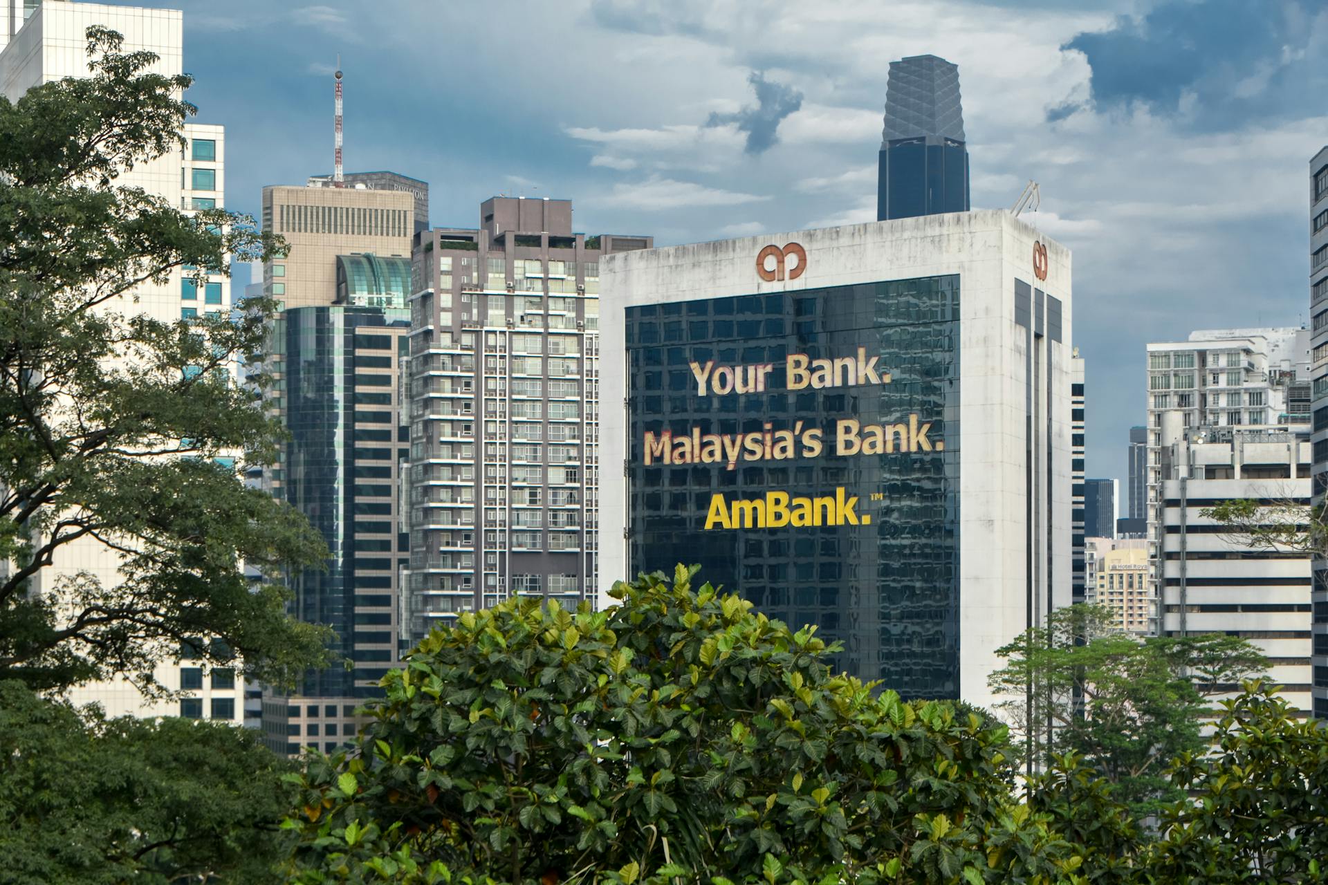 AmBank Office Building in City in Malaysia