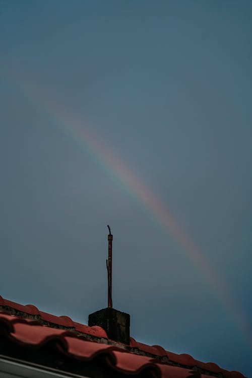 Gratis stockfoto met dak, hemel, regenboog