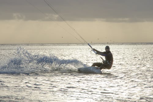 Person Parasailing