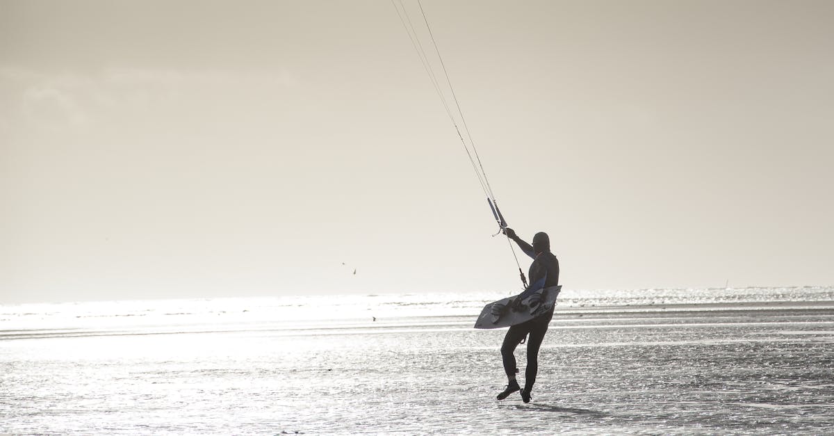 Free stock photo of horizon, kite, kitesurfing