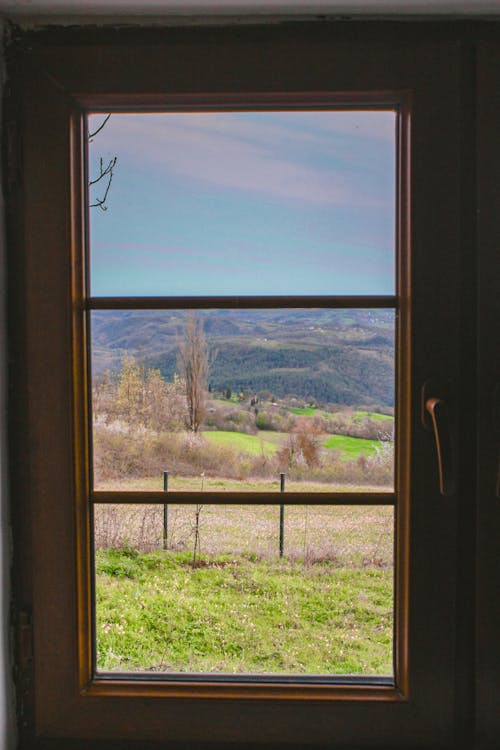 Free Countryside View from Interior Stock Photo