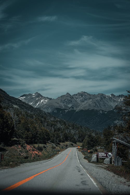 경치, 도로, 산의 무료 스톡 사진