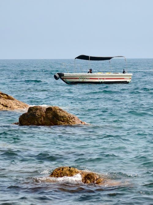 Immagine gratuita di barca, mare, moto d'acqua