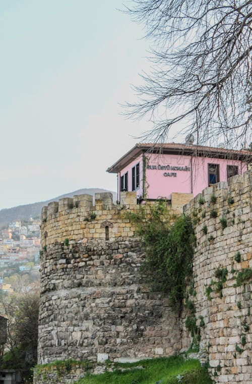 Tower of Bursa Castle in Turkey