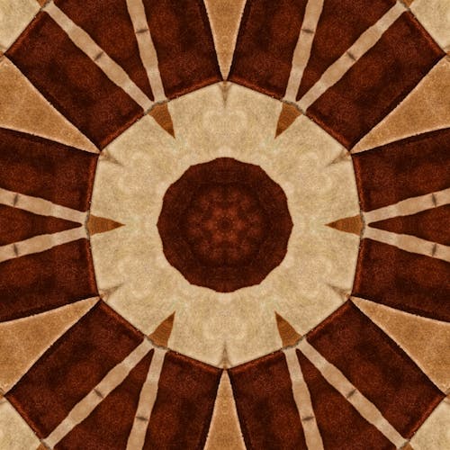 Red and Brown Rug