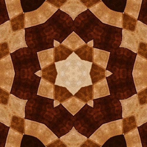 Beige and Brown Textile