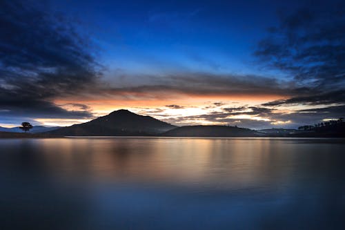 Základová fotografie zdarma na téma hora, horizont, jezero