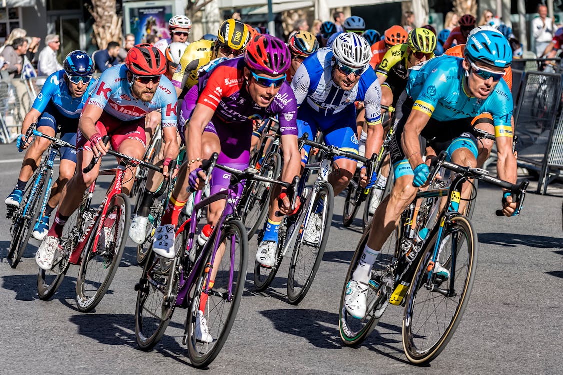 Men Riding Bicycles · Free Stock Photo