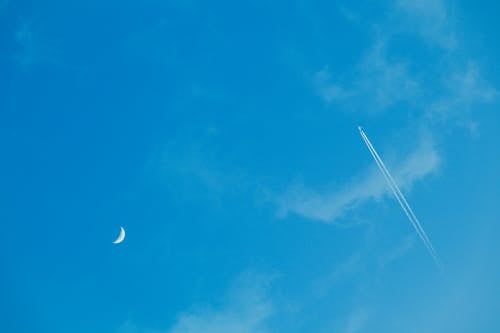 Immagine gratuita di aeroplano, atmosfera, cielo azzurro