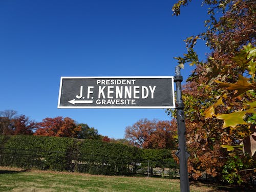 Photos gratuites de cimetière, john f. kennedy, panneau