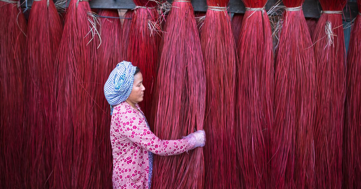 Woman in Pink Long Sleeved Shirt Holding Red Ropes · Free Stock Photo