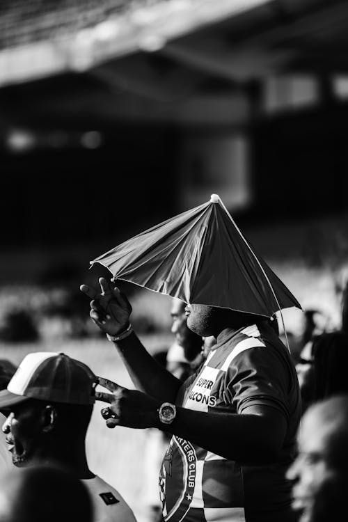 Fotobanka s bezplatnými fotkami na tému bokeh, čierny a biely, dáždnik