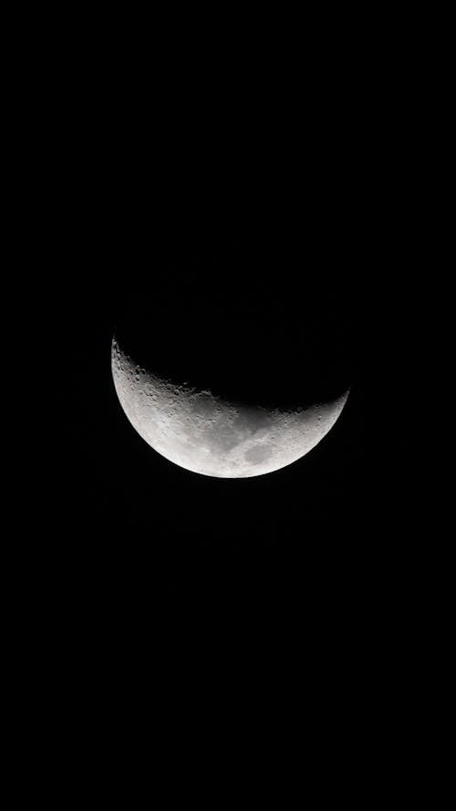 Free crescent moon  Stock Photo