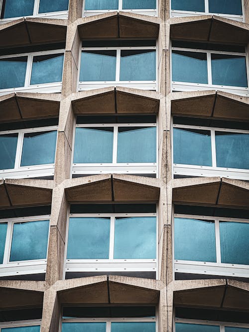 brutalist building in  London