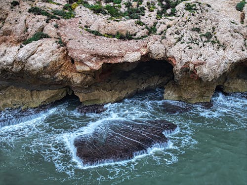 Barren Rocks on Sea Shore