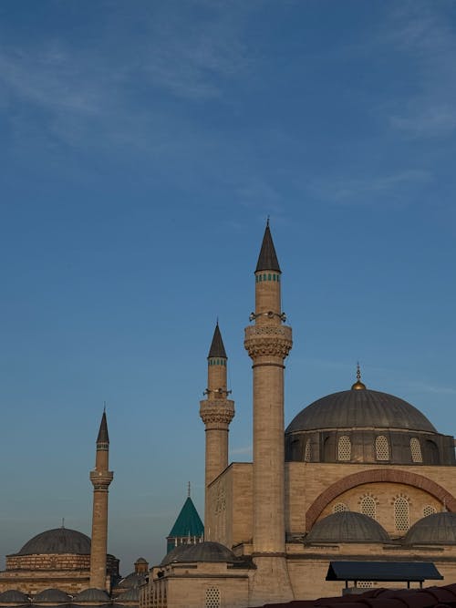 açık hava, bina, cami içeren Ücretsiz stok fotoğraf