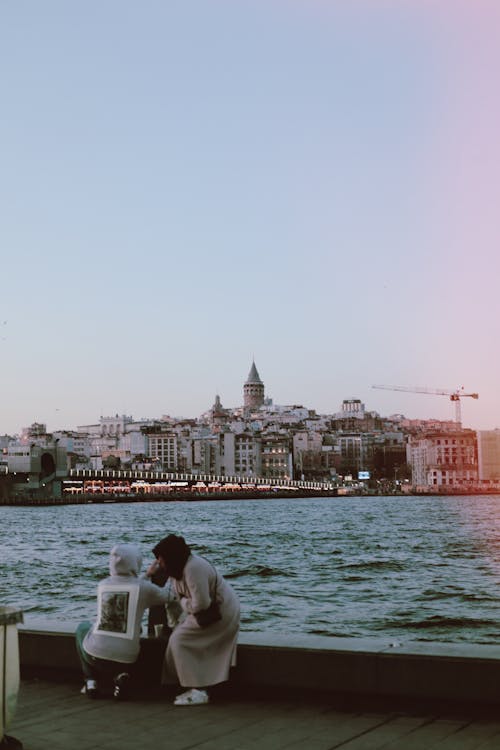 Fotobanka s bezplatnými fotkami na tému dvojica, galata veža, Istanbul