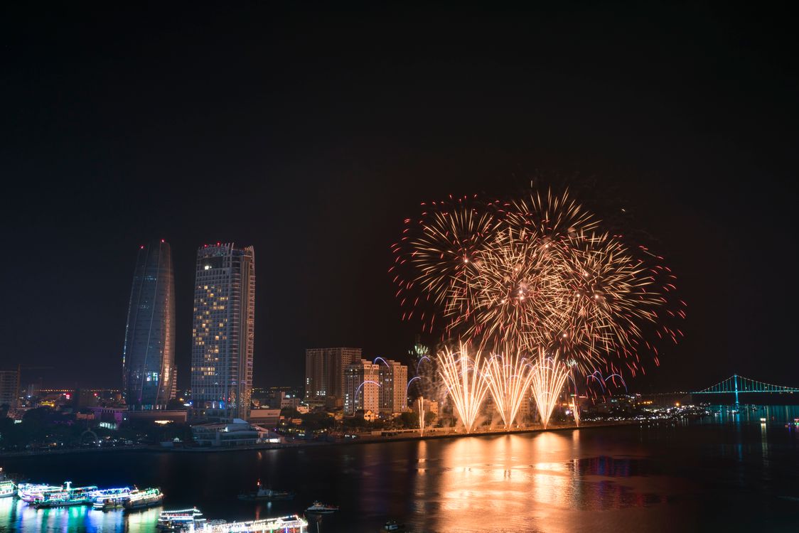 Fireworks Beside Body Of Water - New Year Resolutions