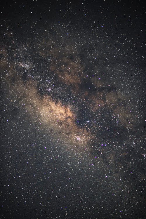 astronomi, dikey atış, galaksi içeren Ücretsiz stok fotoğraf