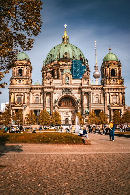 Бесплатное стоковое фото с башни, Берлин, вертикальный выстрел