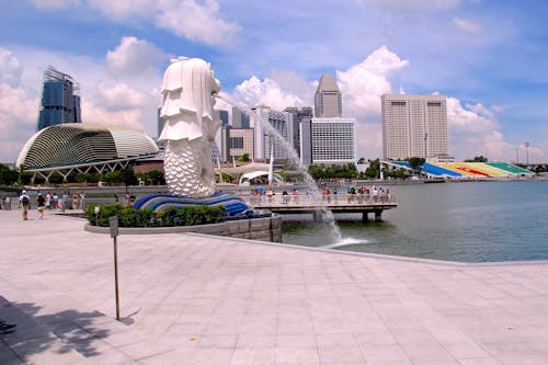 Free stock photo of merlion in singapore