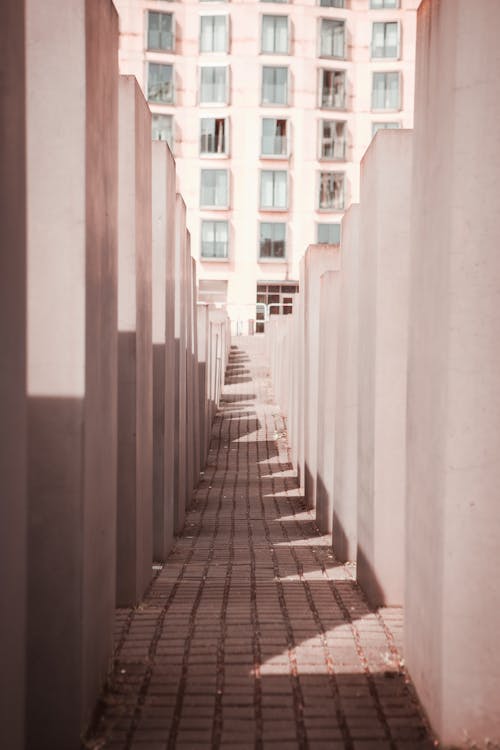 Berlin, holokost anıtı, mimari içeren Ücretsiz stok fotoğraf