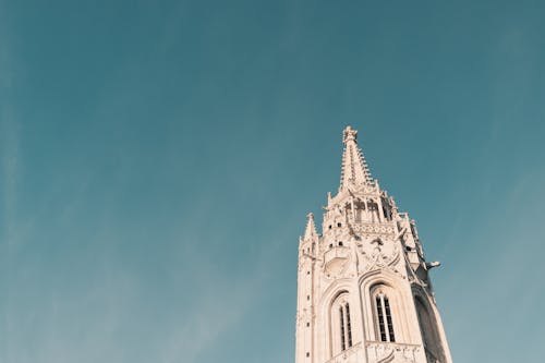 คลังภาพถ่ายฟรี ของ matthias church, จุดสังเกต, ท้องฟ้าสีคราม