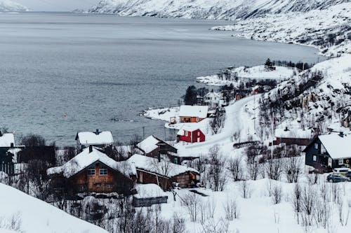 Imagine de stoc gratuită din clădiri, dealuri, ersfjord