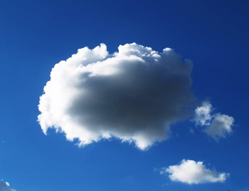 Free White Cumulus Clouds Stock Photo