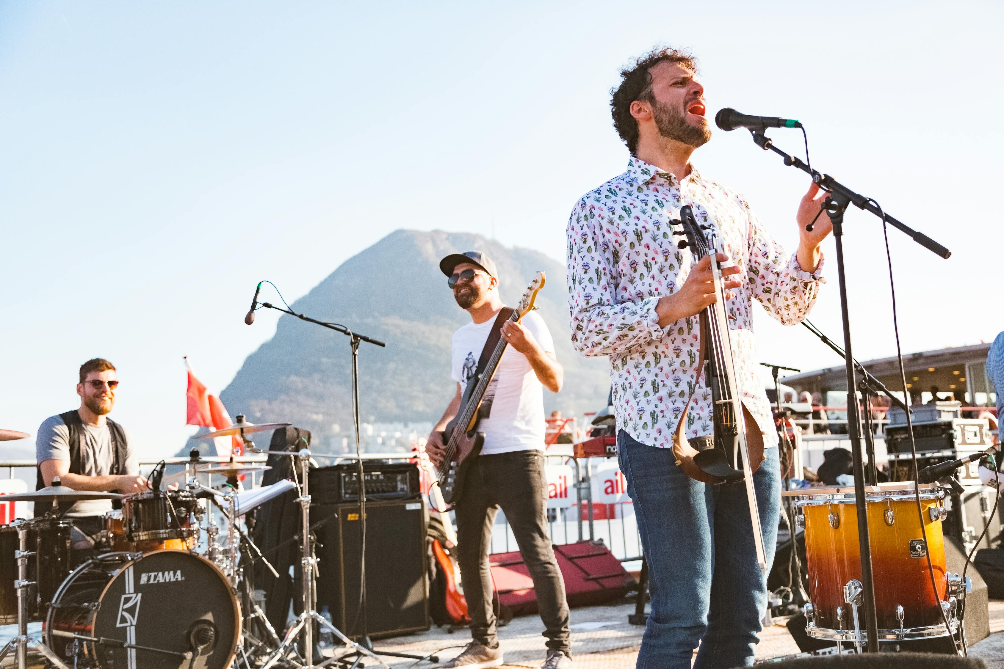 Man Holding Microphone