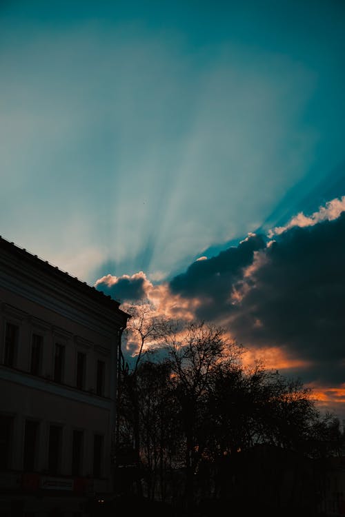 Kostnadsfri bild av byggnad, gryning, gyllene timmen