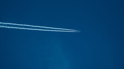 Free Low Angle Photography of Plane Stock Photo