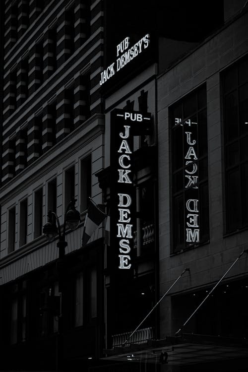 neon işaretler, New York, New York City içeren Ücretsiz stok fotoğraf