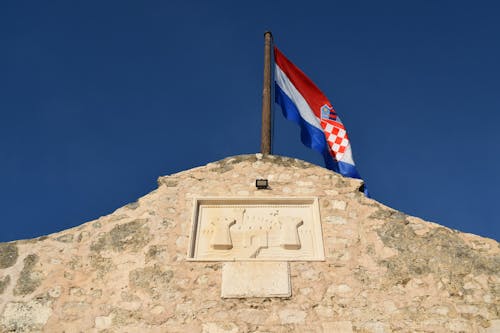 Gratis stockfoto met bezoek negen, blazoen in steen, kroatische vlag