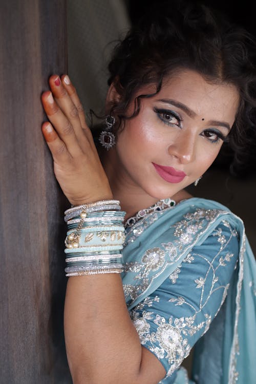 インド人女性, ドレス, ファッション写真の無料の写真素材